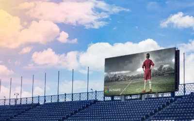 Uso de pantallas led gigantes en estadios de futbol