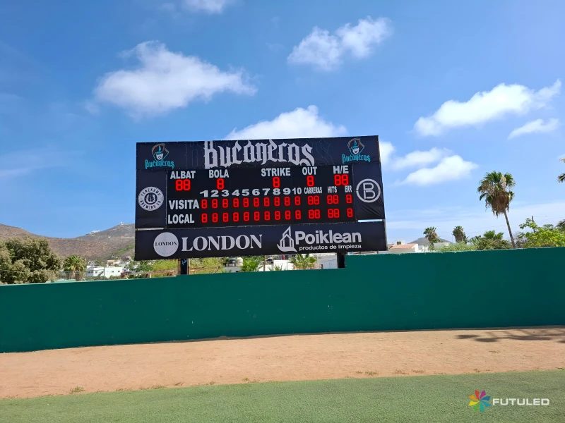 Marcador led para béisbol